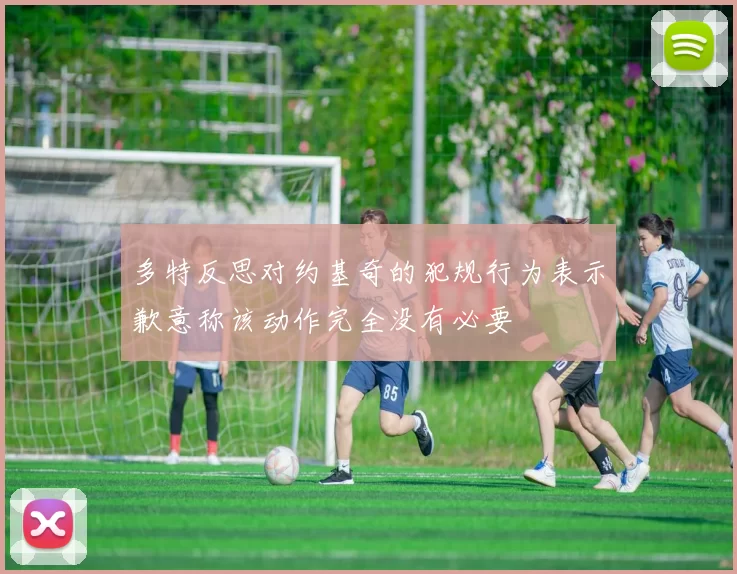 多特反思对约基奇的犯规行为表示歉意称该动作完全没有必要